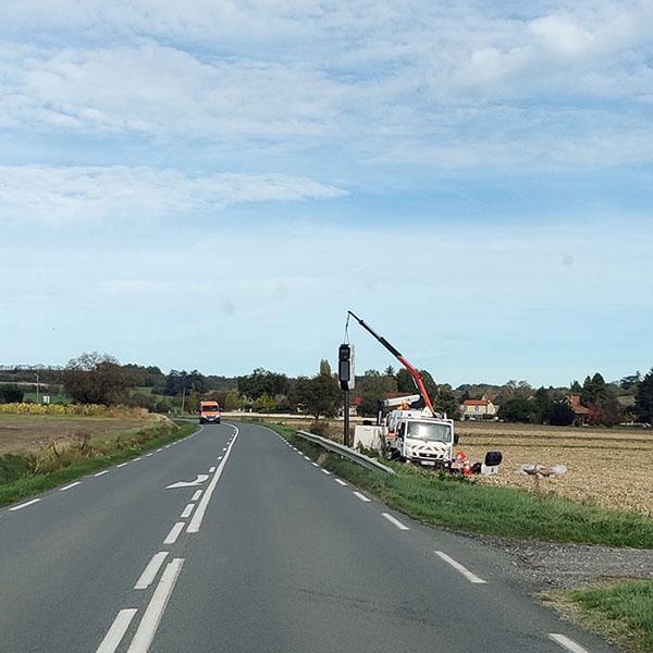 Photo du radar automatique de Maringues (D1093)