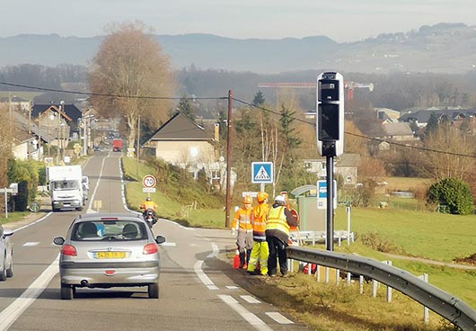 Photo du radar automatique de Entrelacs (D1201)