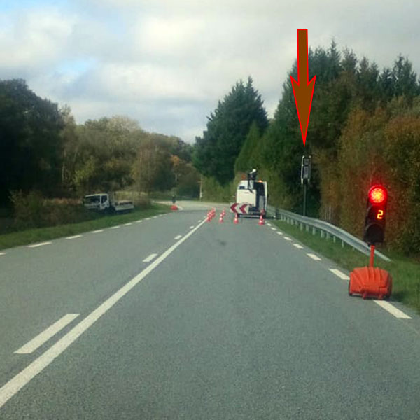 Photo du radar automatique de La Saunire (D942)