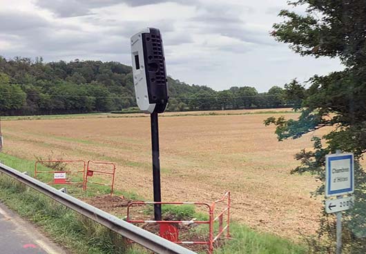 Photo du radar automatique de Lournand (D981)