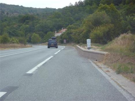 Photo du radar automatique de Cahors (D820)