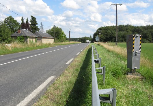 Photo du radar automatique de Villiers-au-Bouin (D959)