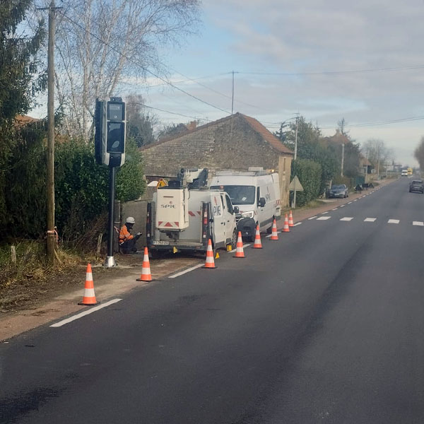 Photo du radar automatique de Chemin (D673)