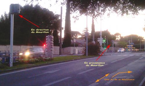Photo du radar automatique de Toulon (D642)