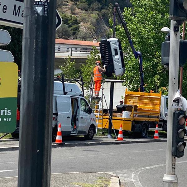 Photo du radar automatique de Nice ()