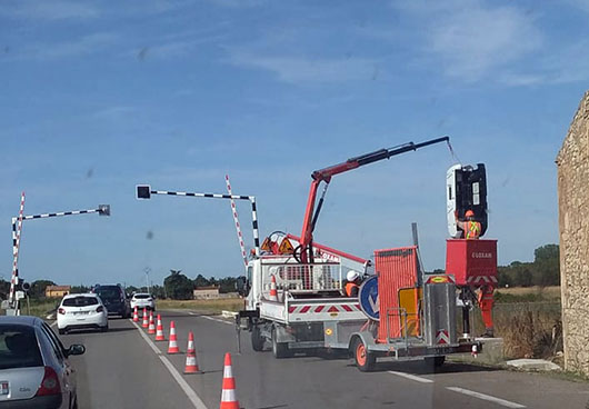 Photo du radar automatique de Nmes (D135)