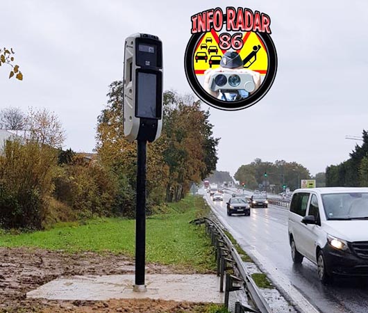 Photo du radar automatique de Saint-Benot (D162)