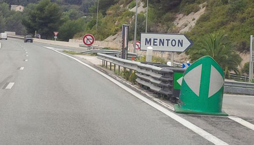 Photo du radar automatique de Menton (A8)