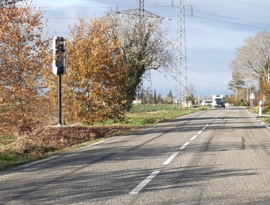 Photo du radar automatique de Grisolles (D49)