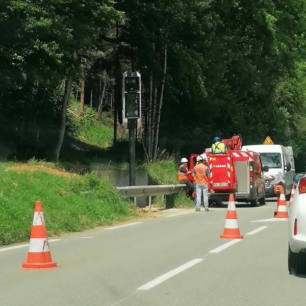 Photo du radar automatique de Pont-les-Moulins (D50)