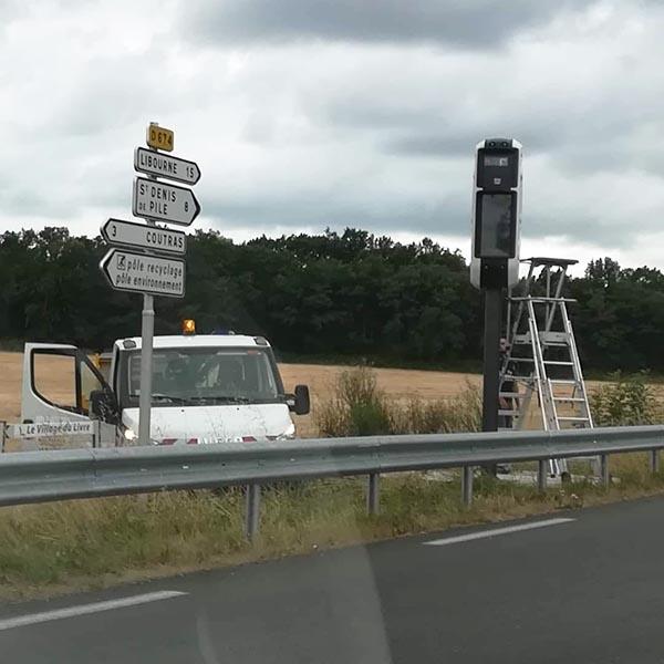 Photo du radar automatique de Abzac (D674)