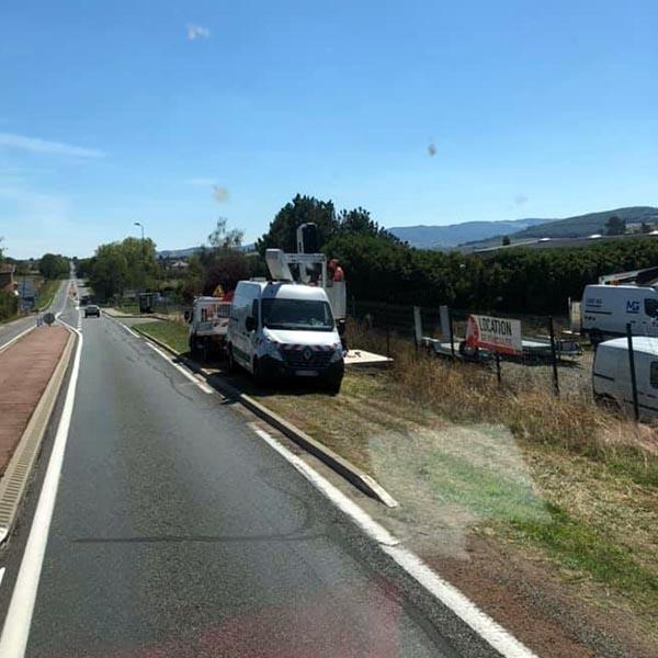 Photo du radar automatique de Saint-Romain-de-Popey (N7)