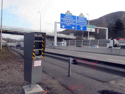 Photo du radar automatique de trembires (A40)