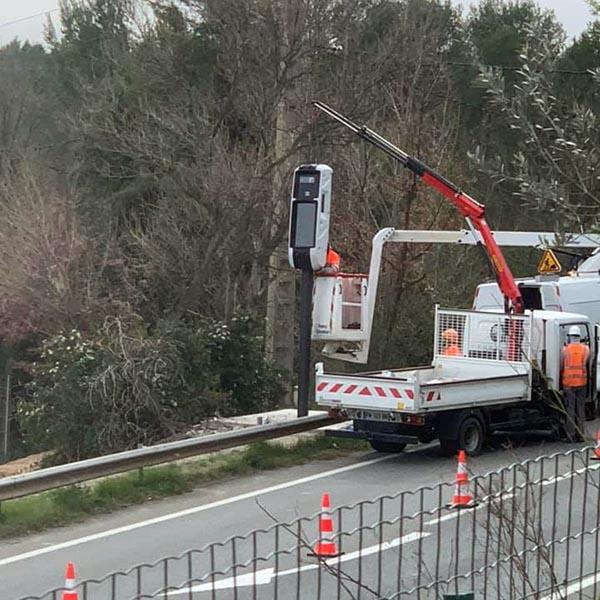 Photo du radar automatique de Trans-en-Provence (D555)