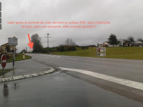 Photo 1 du radar automatique de Castaignos-Souslens